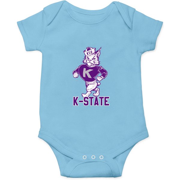 Vintage Willie The Kansas State Wildcat Mascot - Kansas State - Onesies-image