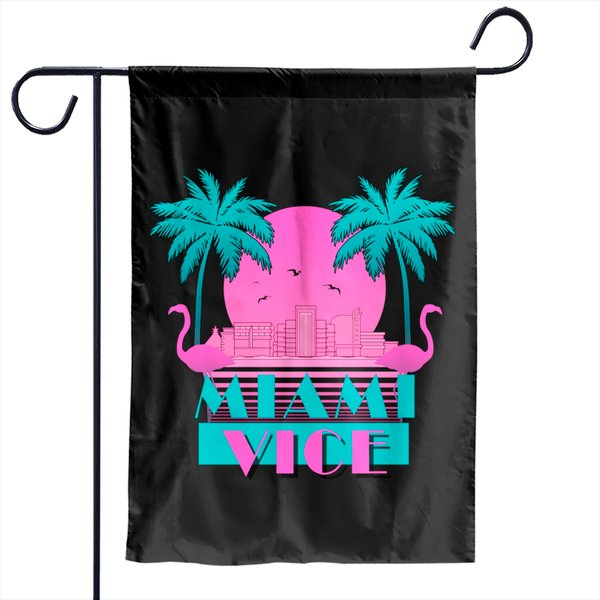 Miami Vice Palm - Miami Vice - Garden Flags-image