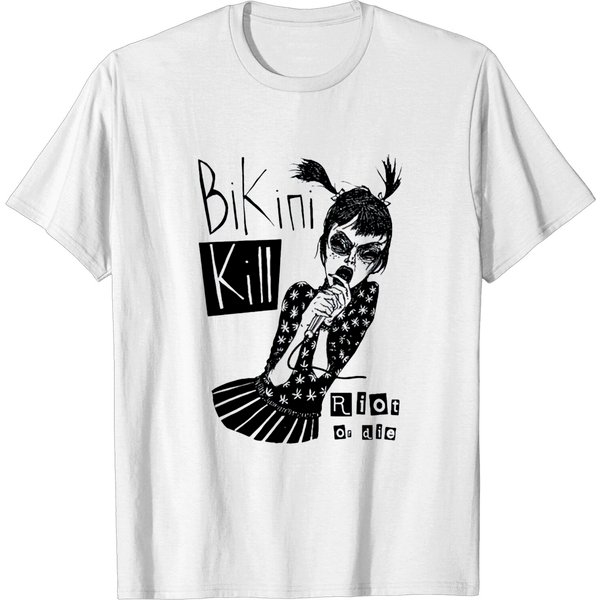 Bikini Kill Rock Band Riot On Die T-Shirt,Bikini Kill Rock Band Fans T-Shirt,Rock Music Lovers Tshirt-image