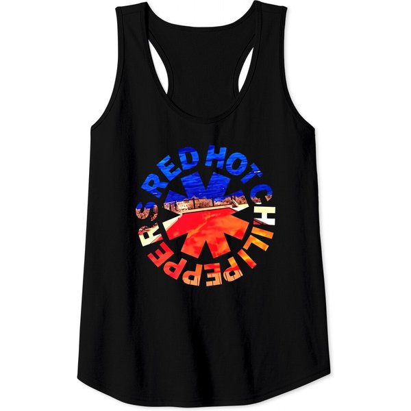 Vintage Rhcp Tank Tops, Red Hot Chili Peppers Californication Asterisk Tank Tops-image