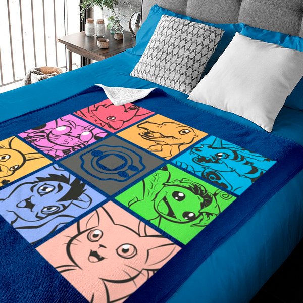 Digisquad! - Digimon - Baby Blankets-image