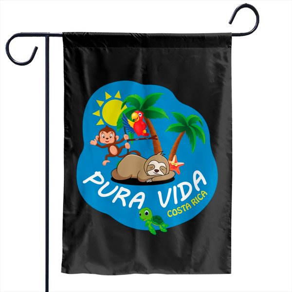 Pura Vida Costa Rica - Pura Vida - Garden Flags-image