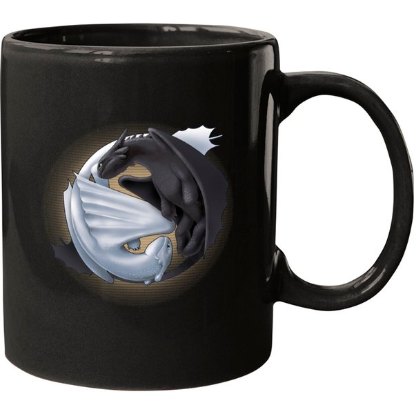 Toothless And Light Fury (How To Train Your Dragon 3) - Light Fury - Mugs-image