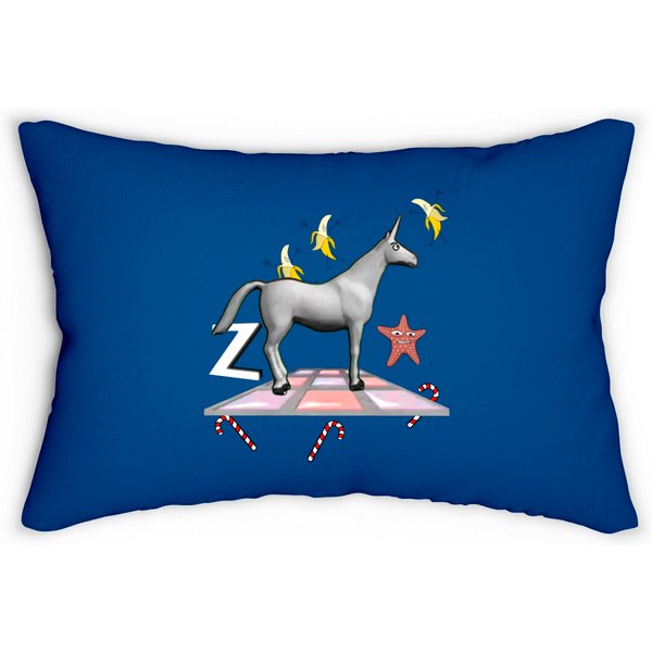 Charlie The Banana King - Charlie The Unicorn - Lumbar Pillows