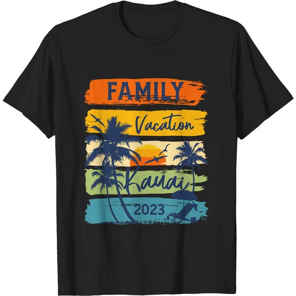 Hawaii Hawaiian Shirt Family Vacation Matching Group T-Shirt-image