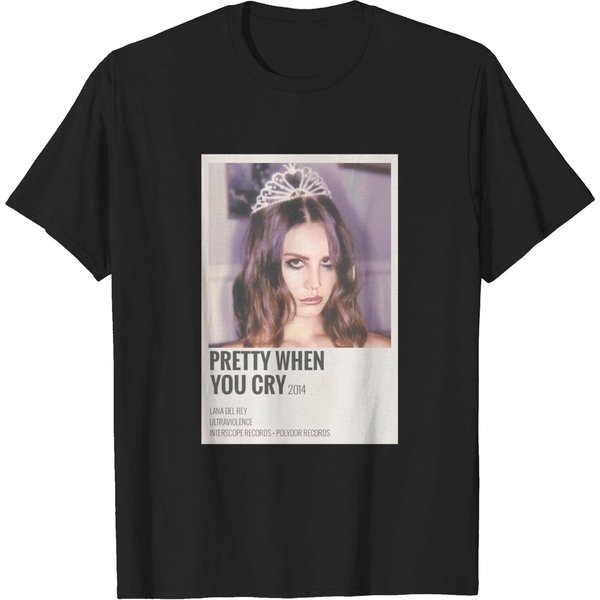 Lana Del Rey T-Shirt, Pretty When You Cry Album T-Shirt.-image