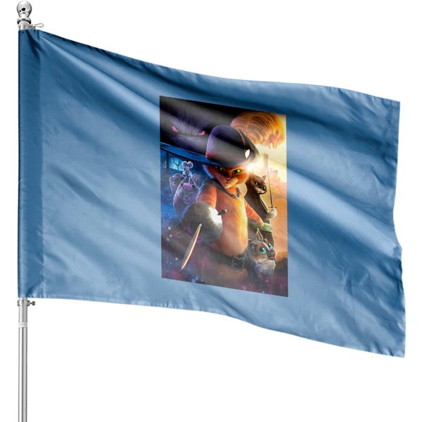 Puss In Boots The Last Wish | Puss In Boots 2 House Flags-image
