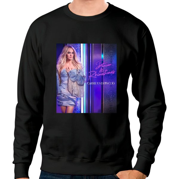 Carrie Underwood Denim And Rhinestones Tour Sweatshirt, Carrie Underwood Fans Sweatshirt-image