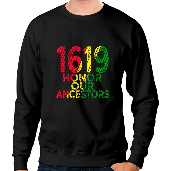 1619 Our Ancestors Project, Black History Month Kwanzaa Sweatshirt-image
