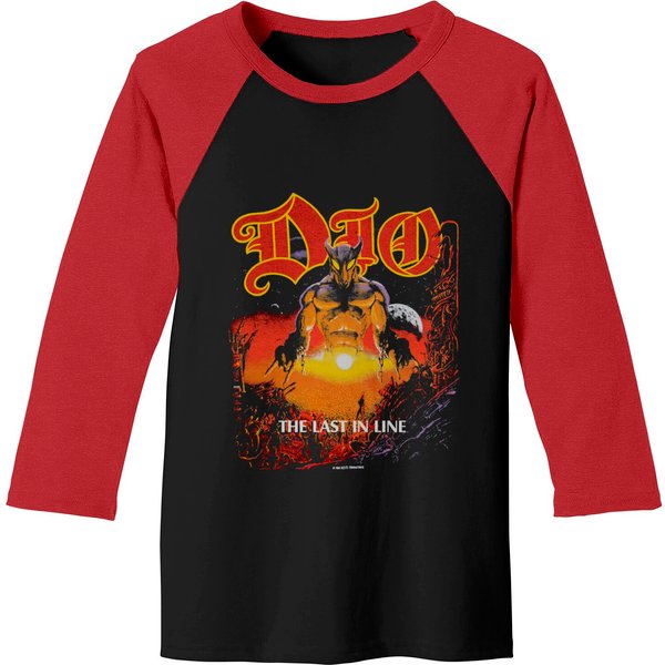 Dio Last In Line Tour Baseball Tees, Dio Band Baseball Tees-image