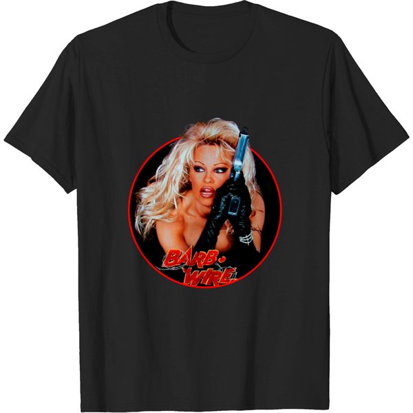 Barb Wire T Shirt - Pamela Anderson-image