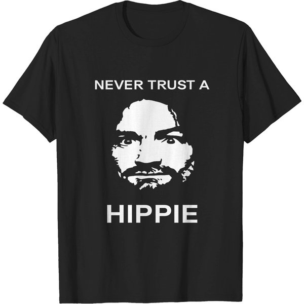 Never Trust A Hippie T Shirt-image