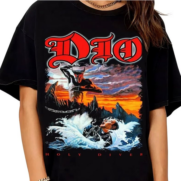 Dio Holy Diver - Dio Band Classic T-Shirt-image