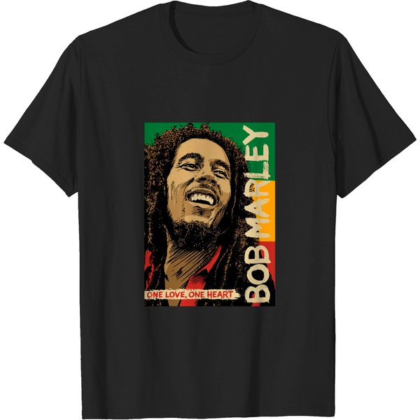 Bob Marley T-Shirt, Bob Marley One Love Album T-Shirt-image