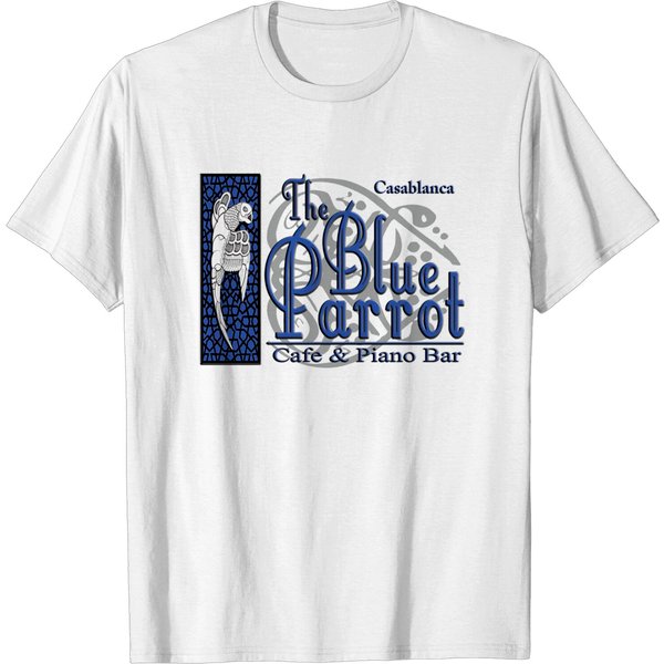 The Blue Parrot Cafe - Casablanca - Casablanca - T-Shirt-image