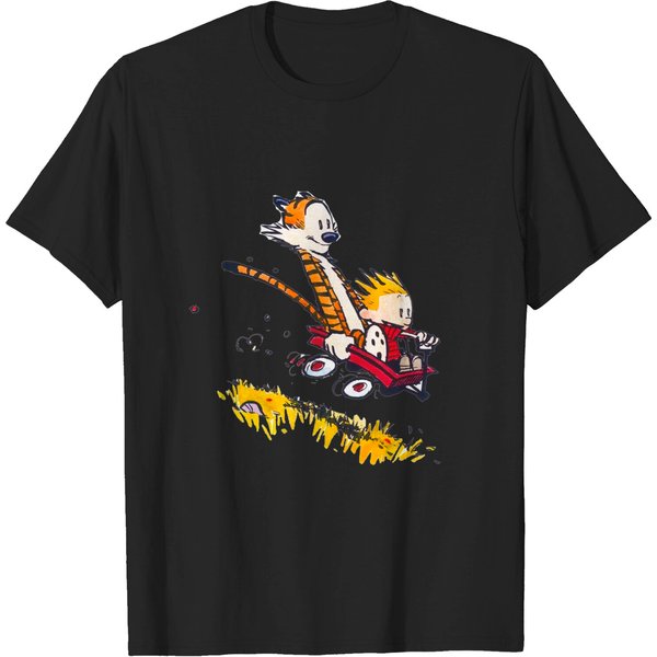 Funny Calvin And Hobbes Classic T-Shirt-image