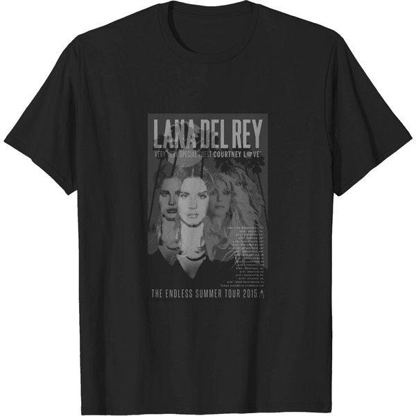 Lana Del Rey Summer Tour 2015 T-Shirt Prtin Art T Shirt-image