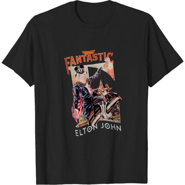 Elton John Captain Fantastic Brown Dirt Cowboy Tee T-Shirt, Elton John Shirt-image