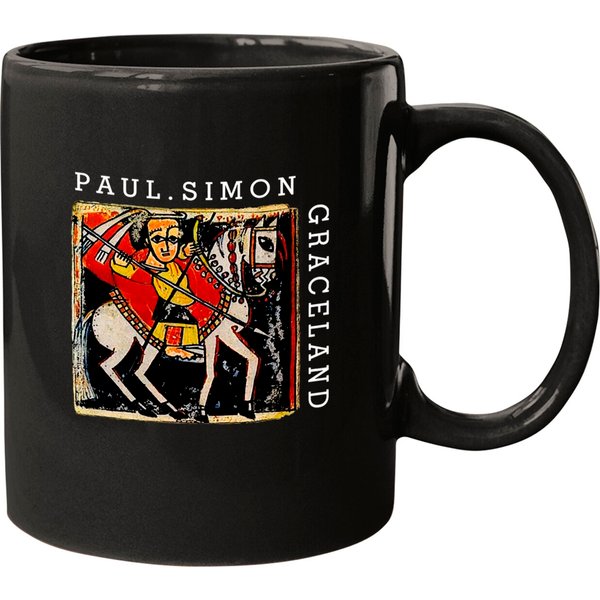 1987 Paul Simon Graceland Tour Concert Australian Black Mugs-image