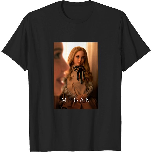 M3Gan Shirt Megan (2023) Classic Horror Movie Poster Shirt Sweatshirt Hoodie-image