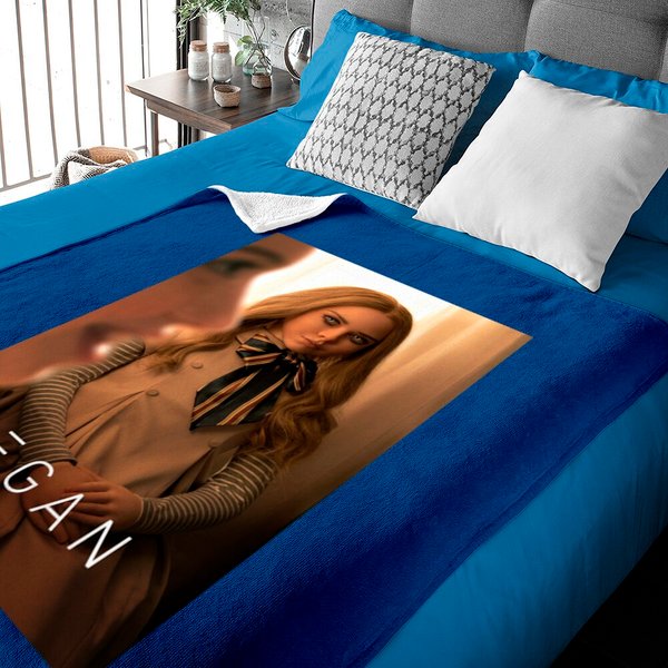 M3Gan Baby Blankets Megan (2023) Classic Horror Movie Poster Baby Blankets Sweatshirt Hoodie-image