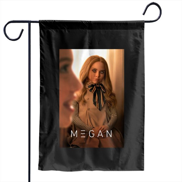 M3gan Garden Flags Megan (2023) Classic Horror Movie Poster Garden Flags Sweatshirt Hoodie