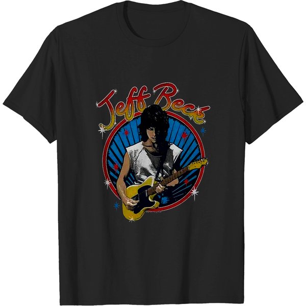 Vintage Jeff Beck Shirt Rip Guitar Legend Merch, Jeff Beck T-Shirt-image