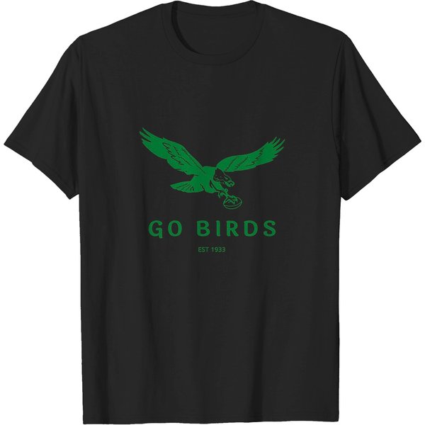 Go Birds Vintage Eagles Unisex Tshirt-image