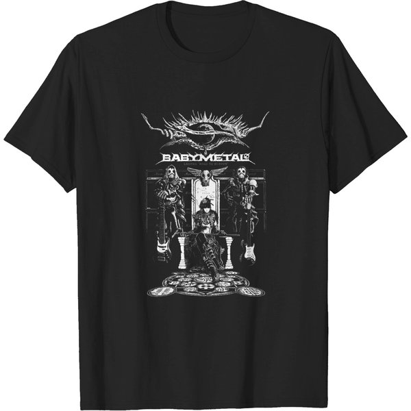 Babymetal J-Pop Rock Heavy Metal Graphic Short Sleeve Tee-image