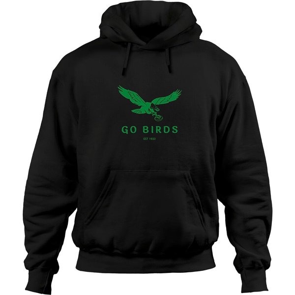 Go Birds Vintage Eagles Unisex Hoodies-image