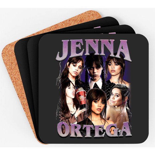Jenna Ortega Vintage Coasters-image