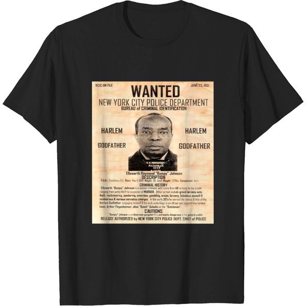 Bumpy Johnson (Wanted Poster) T-Shirt-image