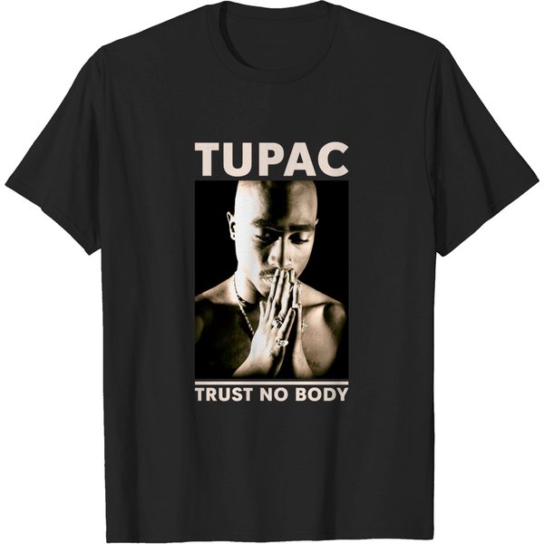 Vintage Tupac Trust Nobody T-Shirt Hip-Hop-image