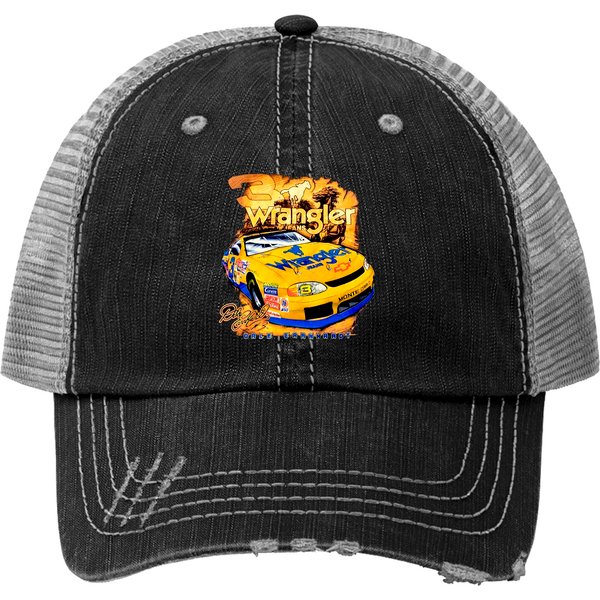 Dale Earnhardt 3 Vintage Unisex Trucker Hats-image