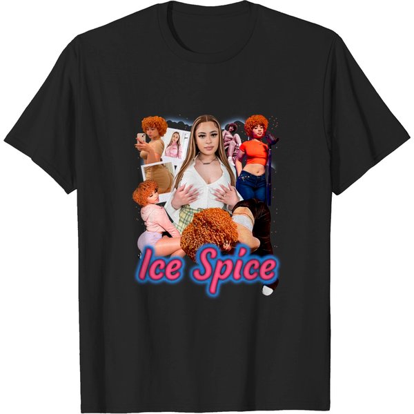 Ice Spice Vintage Hip-Hop T-Shirt, Ice Spice Tees, 2000S T Shirt-image