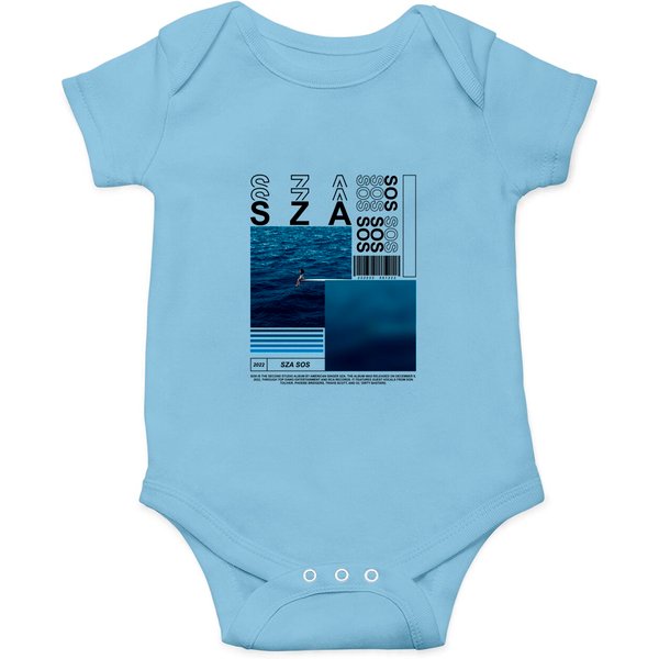 Sza Sos Album Baby Onesies-image