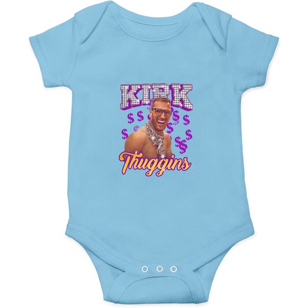Kirk Cousins Kirk Thuggins Football Fan Unisex Onesies-image