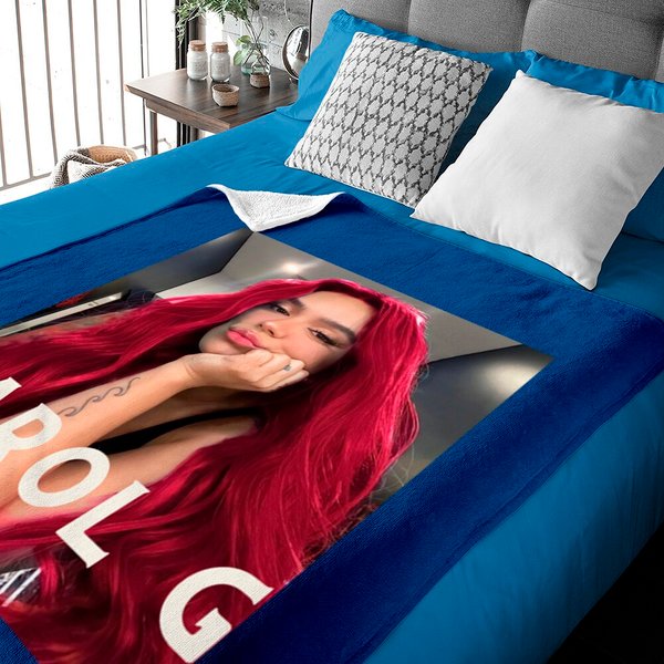 Karol G Bitchota Vintage Music Baby Blankets-image