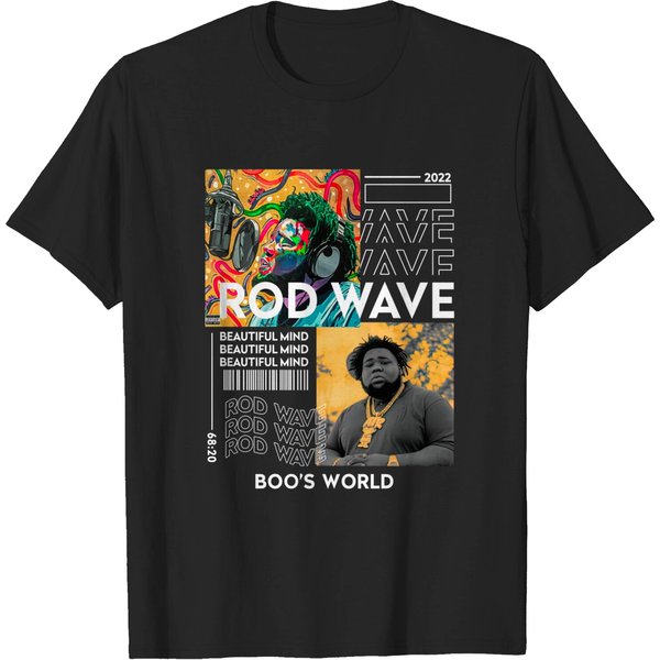 Vintage Bootleg Inspired Tee, Rod Wave Vintage T-Shirt, Rod Wave Beautiful Mind Shirt-image
