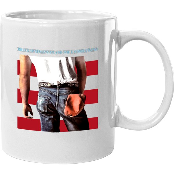Vintage Bruce Springsteen White Graphic Mugs-image