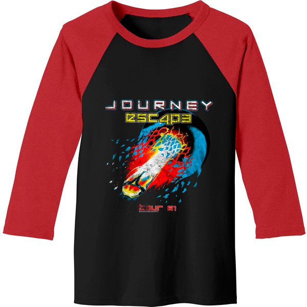 Journey Escape Tour -81 Licensed Men's Baseball Tees