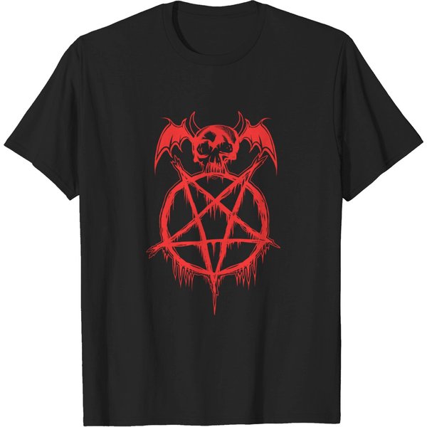 Skull And Pentagram - Pentagram - T-Shirt-image