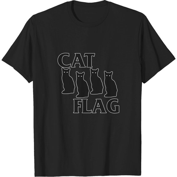 Cat Flag - Cat - T-Shirt-image