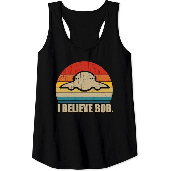&Quot;I Believe Bob&Quot; Bob Lazar Area 51 - Ufo Gift - Tank Tops-image