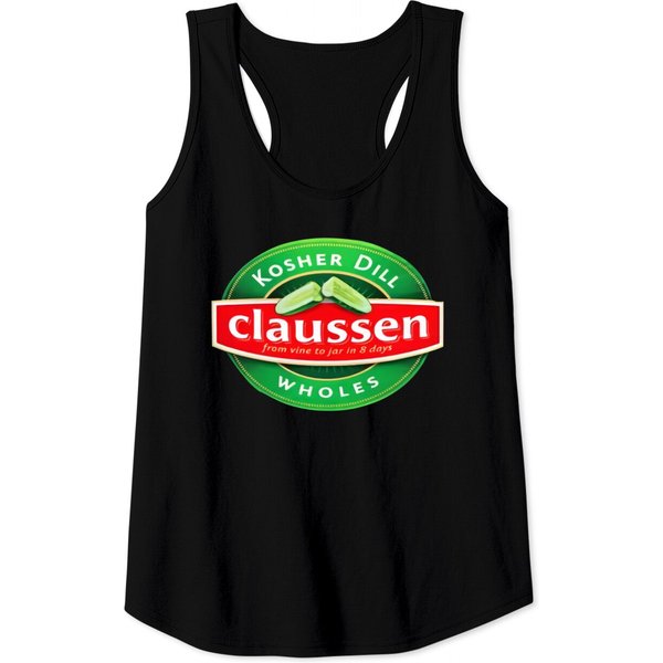 Claussen Pickles Food Snack Gift Tank Tops-image