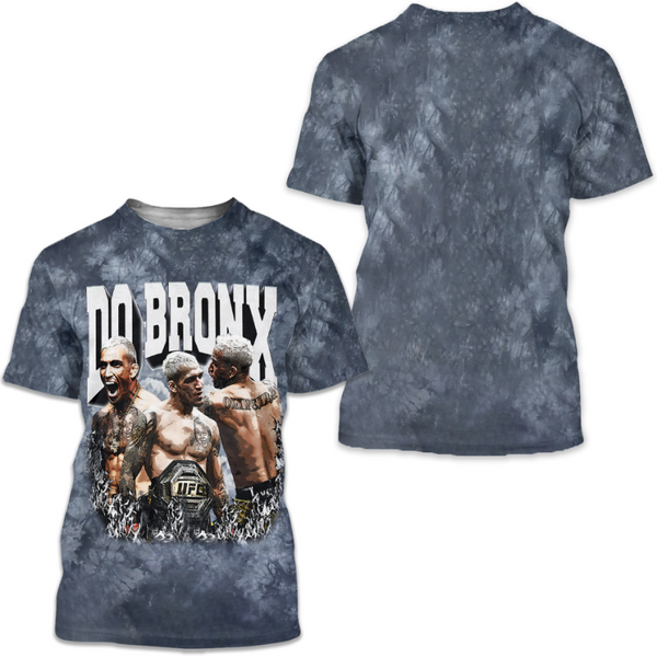 Charles Oliveira Tie-Dye T-Shirt, Do Bronx Shirt-image