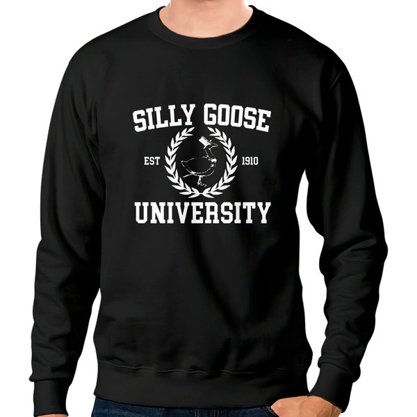 Silly Goose University Crewneck Sweatshirt, Unisex Silly Goose University Shirt-image