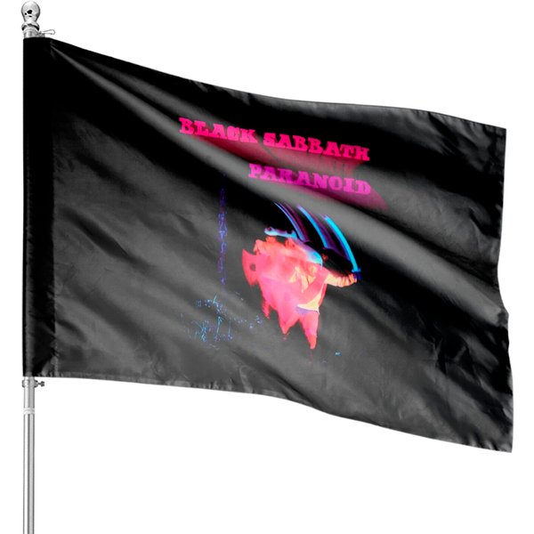 Black Sabbath Paranoid Motion Trails House Flags-image