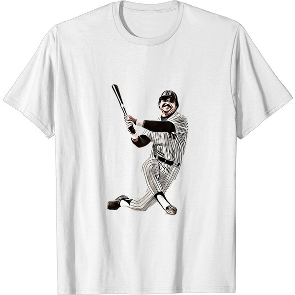 Swinging For The Fences - Reggie Jackson - T-Shirt-image