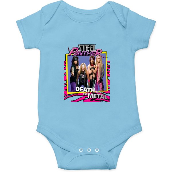 Vintage Steel Panther Baby Onesie